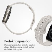 imoshion Silikonarmband Leopardenmuster für Apple Watch Series 1 - 9 / SE (38/40/41 mm) | Series 10 / 11 (42 mm) - Polarstern