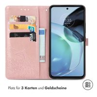 imoshion Mandala Klapphülle für das Motorola Moto G72 - Rose Gold