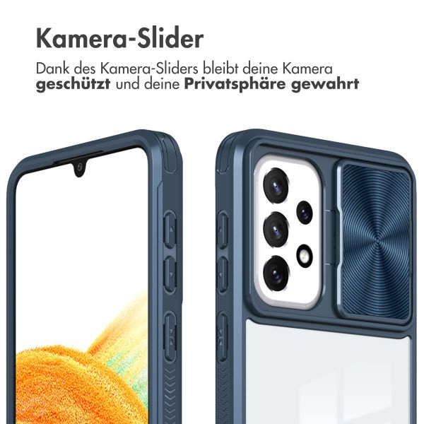 imoshion Back Cover mit Kameraschieber für das Samsung Galaxy A23 (5G) - Dunkelblau