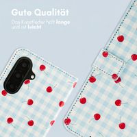 imoshion Design Klapphülle Samsung Galaxy A56 - Cherry Check