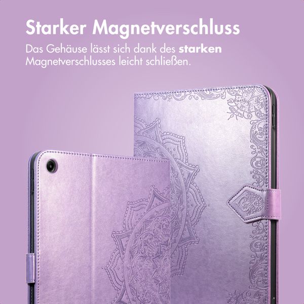 imoshion Mandala Klapphülle Samsung Galaxy Tab A11 Plus - Lila / Lilac