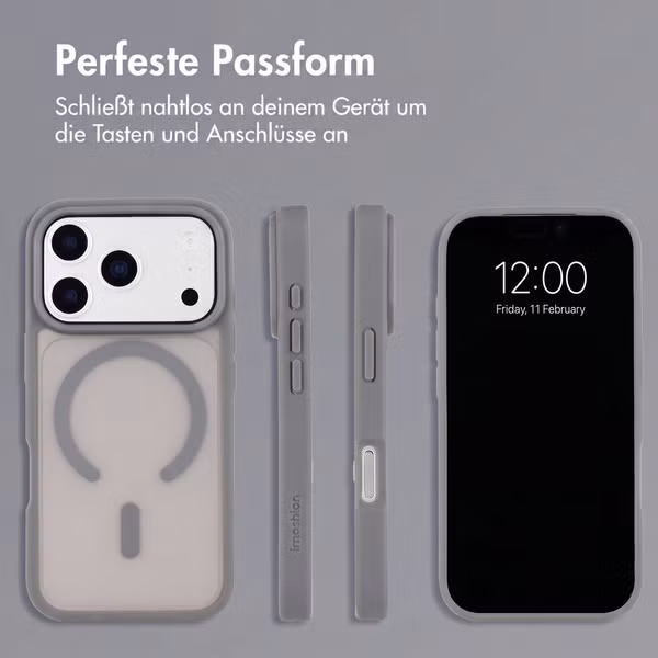 imoshion Color Guard Back Cover mit MagSafe Apple iPhone 18 Pro / 17 Pro - Grau