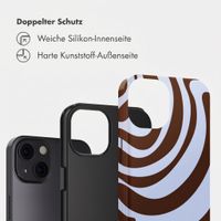 Selencia Vivid Back Cover Apple iPhone 13 - Dream Swirl Chocolate