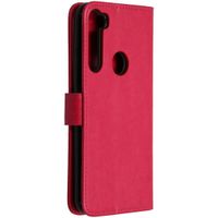 Kleeblumen Klapphülle Motorola One Fusion Plus - Fuchsia