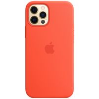 Apple Silikon-Case MagSafe für das iPhone 12 (Pro) - Electric Orange