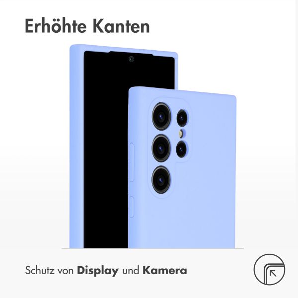 Accezz Liquid Silikoncase Samsung Galaxy S24 Ultra - Violett