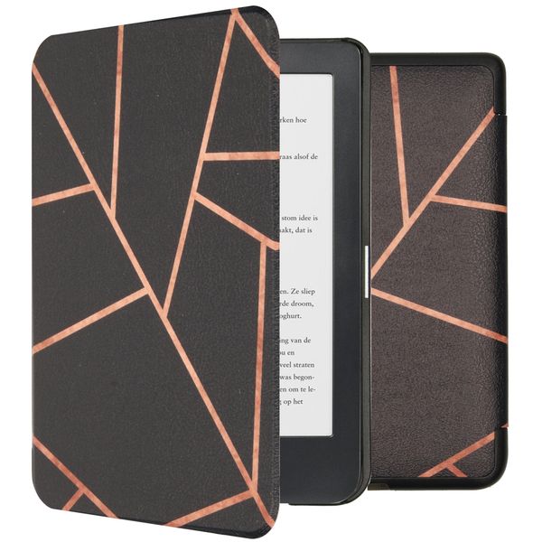 imoshion Design Slim Hard Case Sleepcover für das Kobo Clara HD - Black Graphic