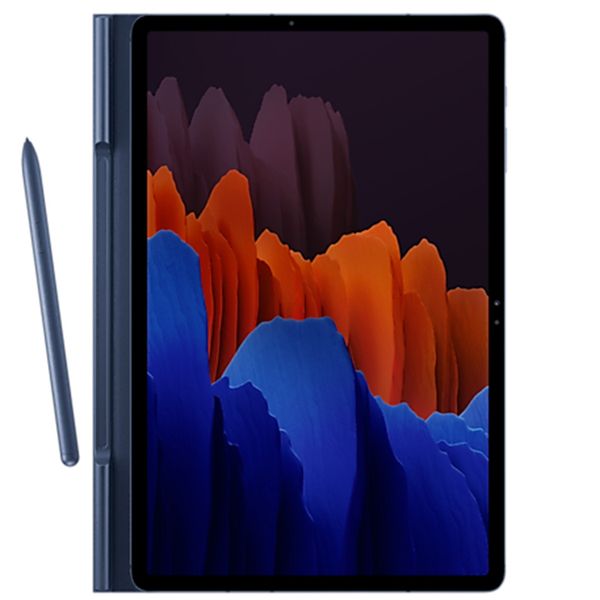 Samsung Original Klapphülle für das Samsung Galaxy Tab S8 Plus / S7 Plus / S7 FE 5G - Denim Blue