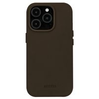 Accezz Vintage Leather MagSafe Back Cover für das Apple iPhone 16 Pro - Rustic Brown