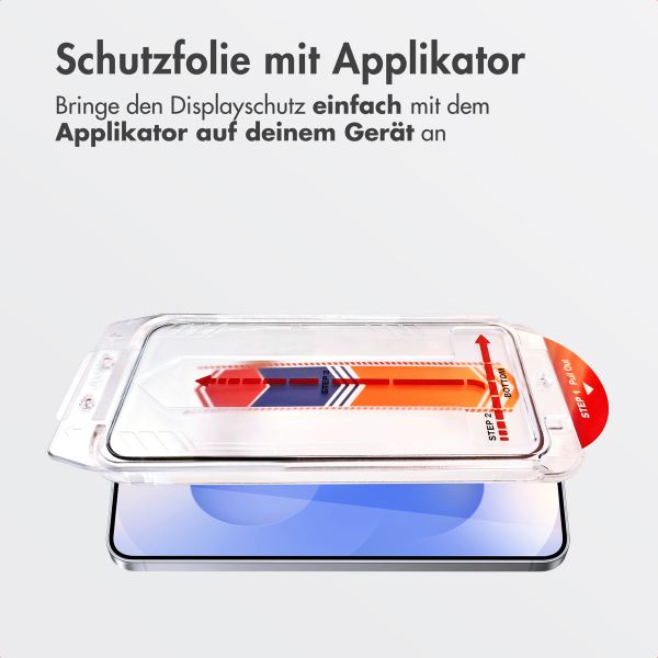 Accezz Gehärteter Glas-Schutz + Applikator Samsung Galaxy S25 FE