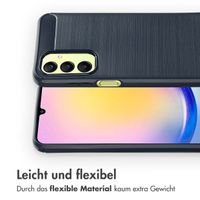 imoshion Brushed Back Cover Samsung Galaxy A25 (5G) - Dunkelblau