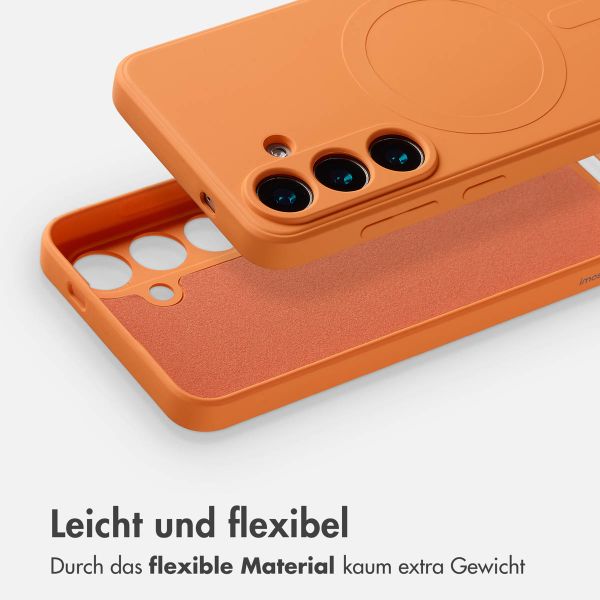 imoshion Color Back Cover mit MagSafe Samsung Galaxy S25 Plus - Neon Orange