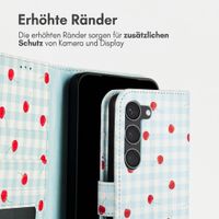 imoshion Design Klapphülle Samsung Galaxy S23 - Cherry Check