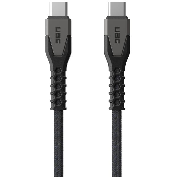 UAG Kevlar® Kern USB-C zu USB-C Ladekabel - 1,5 Meter - Schwarz / Grau