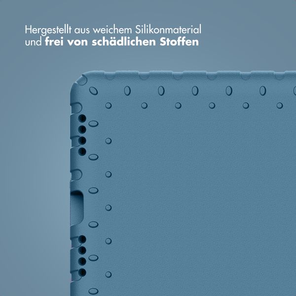 imoshion Schutzhülle mit Handgriff kindersicher Apple iPad 11 (2025) 11 Zoll A16 / iPad 10 (2022) 10.9 Zoll - Dunkelblau