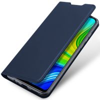 Dux Ducis Slim TPU Klapphülle Dunkelblau für das Xiaomi Redmi Note 9