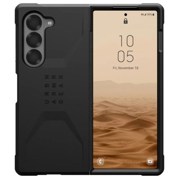 UAG Civilian Backcover für das Samsung Galaxy Z Fold 6 - Schwarz