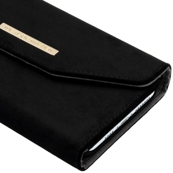 iDeal of Sweden Mayfair Clutch Velvet Schwarz für das iPhone Xs Max