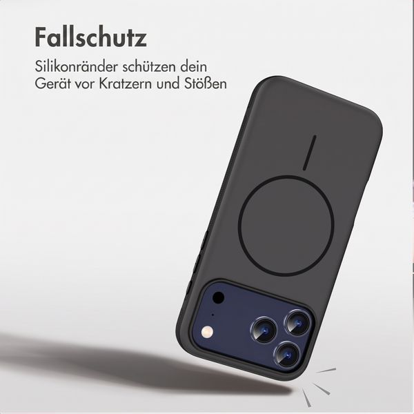 imoshion Color Backcover mit Thin MagSafe Ring Apple iPhone 17 Pro Max - Schwarz