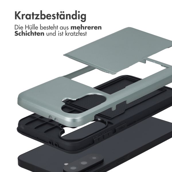 imoshion Backcover mit Kartenfach Samsung Galaxy A37 (5G) - Grün