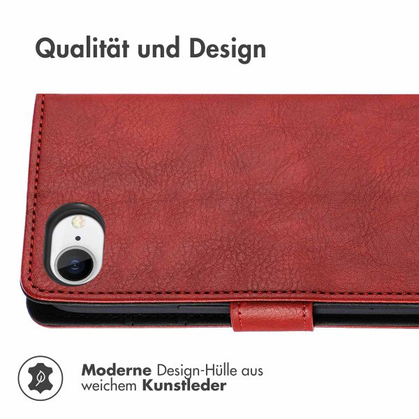 imoshion Luxuriöse Klapphülle Apple iPhone 16e - Rot