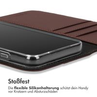 Accezz Wallet TPU Klapphülle Samsung Galaxy S23 Plus - Braun