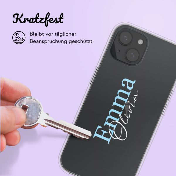 Hülle mit eigenem Foto und/oder Text Apple iPhone 15 - Naam