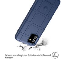 imoshion Rugged Shield Backcover für das Samsung Galaxy A03 - Dunkelblau