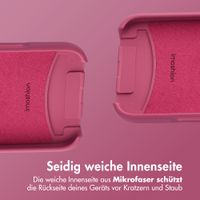 imoshion Color Backcover mit abnehmbarem Handykette und MagSafe Apple iPhone 16 Pro - Raspberry