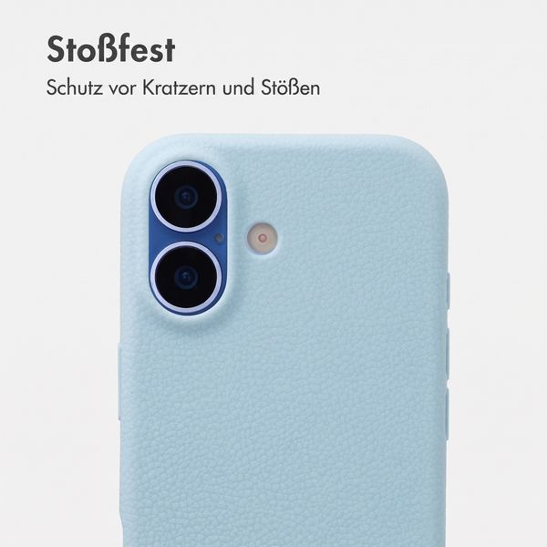 imoshion Texture Backcover Apple iPhone 16 - Hellblau