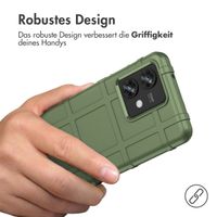 imoshion Rugged Shield Backcover für das Motorola Edge 40 Neo - Dunkelgrün 