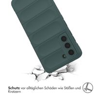 imoshion EasyGrip Backcover Samsung Galaxy S21 FE - Dunkelgrün
