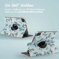 imoshion 360° drehbare Design Klapphülle Apple iPad Pro 11 (2024) M4 - Flowers
