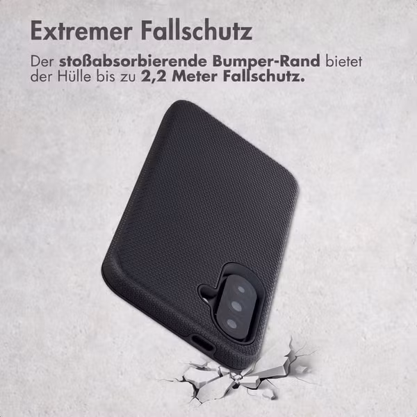 Accezz Tough Back Cover mit MagSafe Samsung Galaxy A37 (5G) - Schwarz