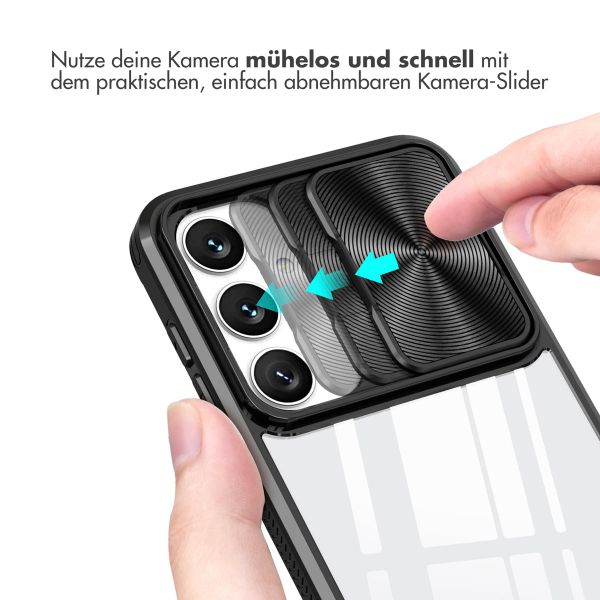 imoshion Back Cover mit Kameraschieber für das Samsung Galaxy S24 - Schwarz