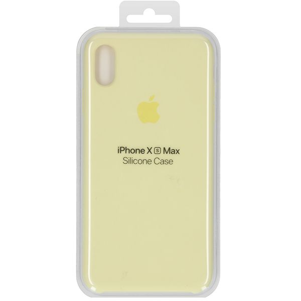 Apple Silikoncase Mellow Yellow für das iPhone Xs Max