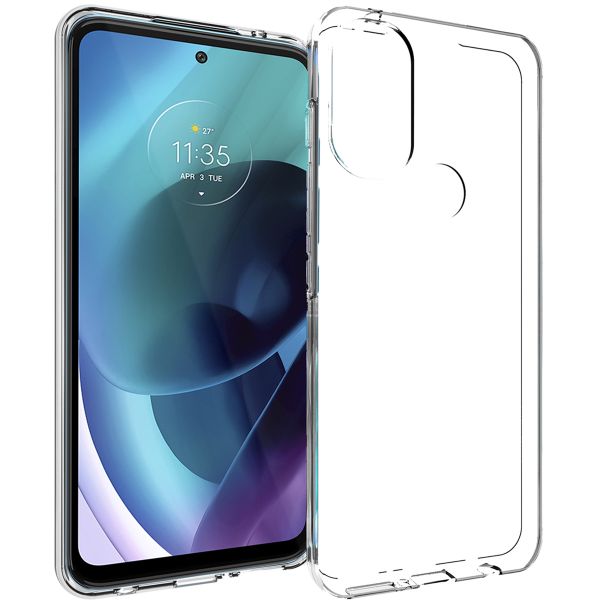 Accezz TPU Clear Cover für das Motorola Moto G71 - Transparent