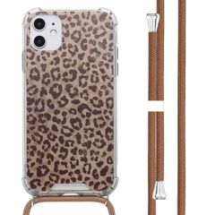 imoshion Design Hülle mit Band Apple iPhone 11 - Leopard Mood