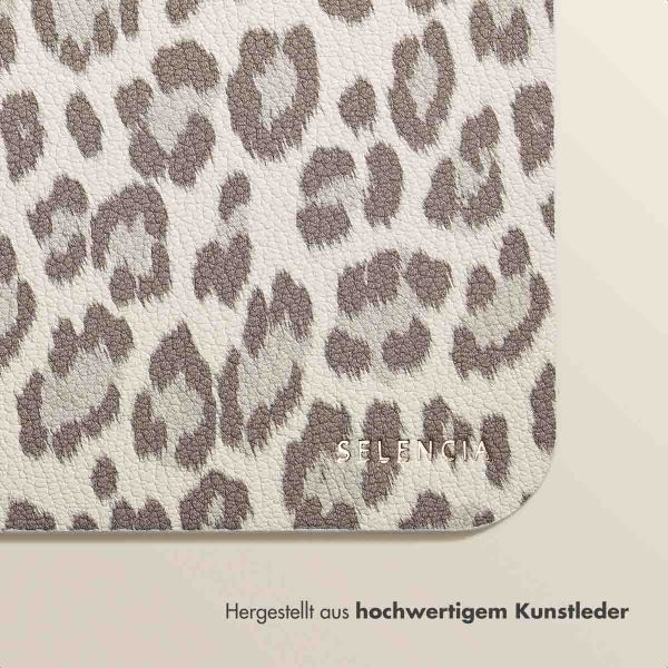 Selencia Sabi Kunstleder-Mauspad - 20 x 24 cm - Soft Ivory
