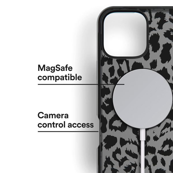 BodyGuardz Ace Pro MagSafe Back Cover für das iPhone 16 Pro Max - Black Leopard