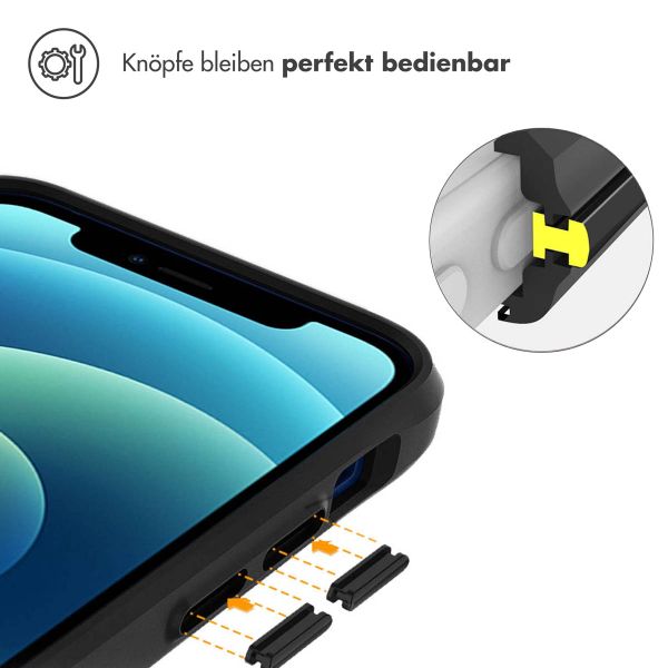 imoshion Rugged Hybrid Carbon Case Apple iPhone 12 Mini - Schwarz