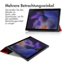 imoshion Trifold Klapphülle für das Samsung Galaxy Tab A8 - Rot