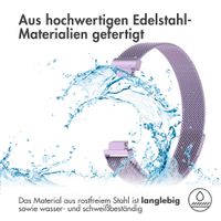 imoshion Mailändische Magnetarmband für das Fitbit Inspire - Größe S - Violett