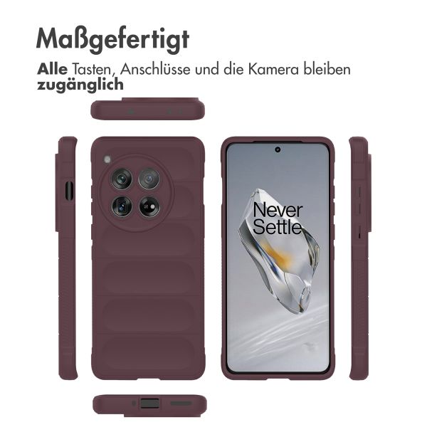 imoshion EasyGrip Back Cover für das OnePlus 12 - Aubergine