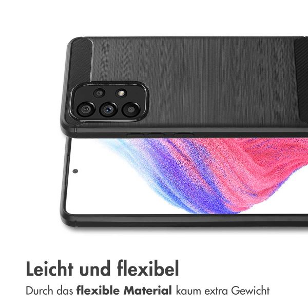 imoshion Brushed Back Cover für das Samsung Galaxy A53 - Schwarz