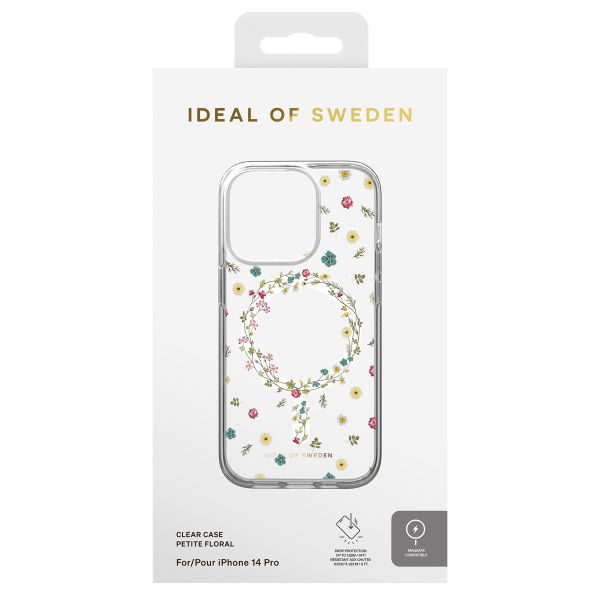 iDeal of Sweden Clear Case MagSafe für das iPhone 14 Pro - Petite Floral