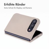 Accezz Liquid Silikoncase mit MagSafe Apple iPhone Duo - Stone