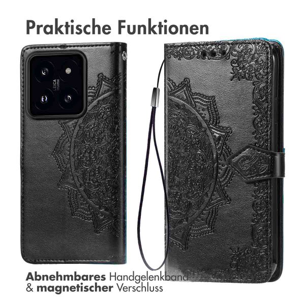 imoshion Mandala Klapphülle Xiaomi 14T - Schwarz