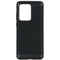 Brushed TPU Case Schwarz für das Samsung Galaxy S20 Ultra