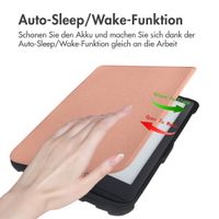 imoshion Slim Soft Case Sleepcover für das Pocketbook Touch Lux 5 / HD 3 / Basic Lux 4 / Vivlio Lux 5 - Rose Gold